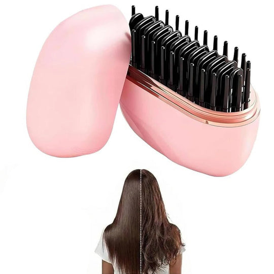 Compact Cordless Heated Straightening Comb, USB Rechargeable