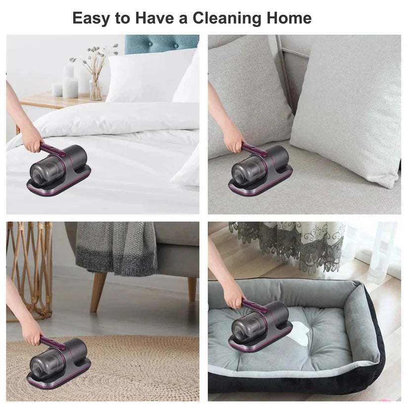 Cordless UV Vacuum Cleaner with 2 Speeds for Mattress and Sofa Care