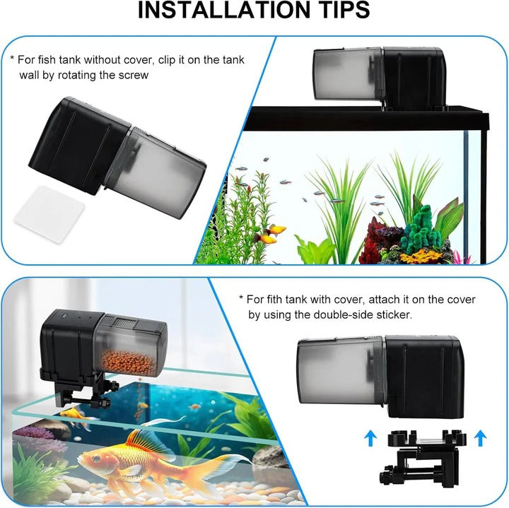 Automatic Fish Feeder with Remote Scheduling