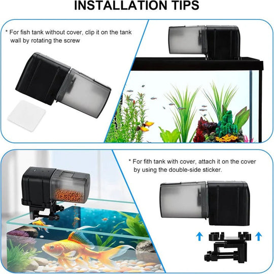 Automatic Fish Feeder with Remote Scheduling