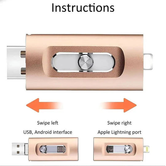 USB Flash Drive for Phone Photo Backup with Multi Device Support