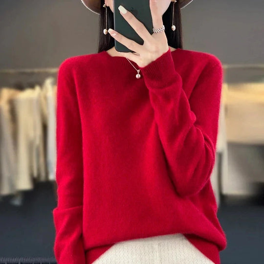 Merino Wool Sweater for Autumn and Winter