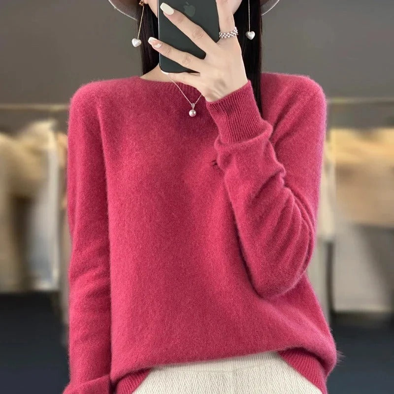 Merino Wool Sweater for Autumn and Winter
