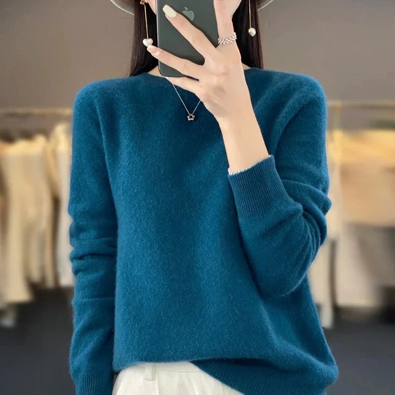 Merino Wool Sweater for Autumn and Winter