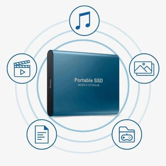 Portable External SSD with USB 3.2 for High-Speed Storage