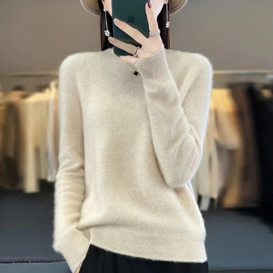Merino Wool Sweater for Autumn and Winter