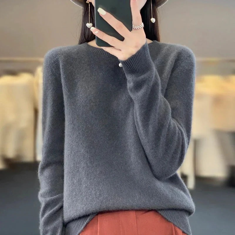 Merino Wool Sweater for Autumn and Winter