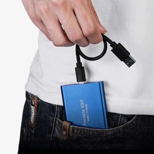 Portable External SSD with USB 3.2 for High-Speed Storage