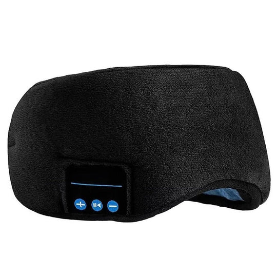 Bluetooth Sleep Mask Headphones with Adjustable Fit and Built-In Speakers
