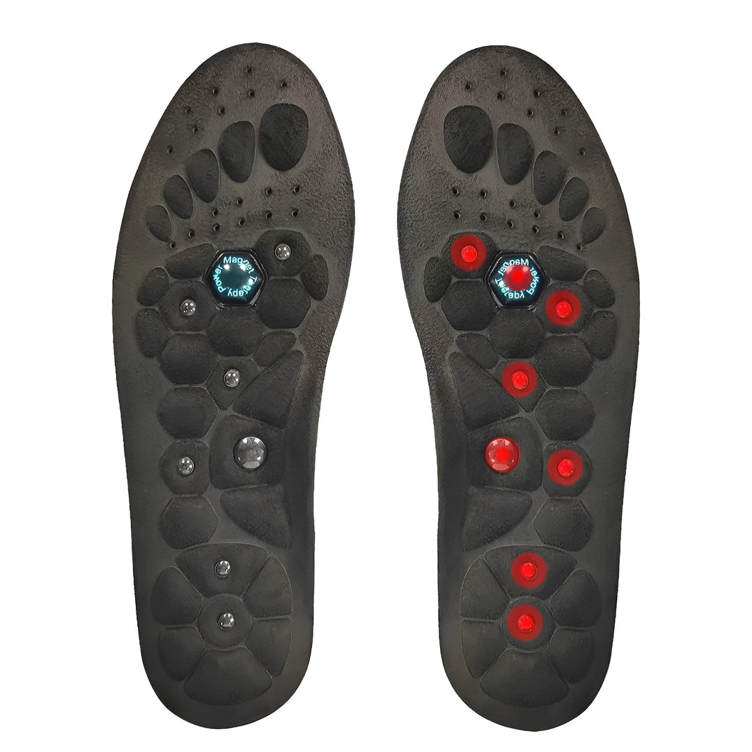 Magnetic Comfort Insoles with Cushioning and Arch Support