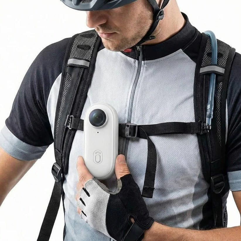 Magnetic 4K Action Camera for Cycling with 120 Degree Wide Lens