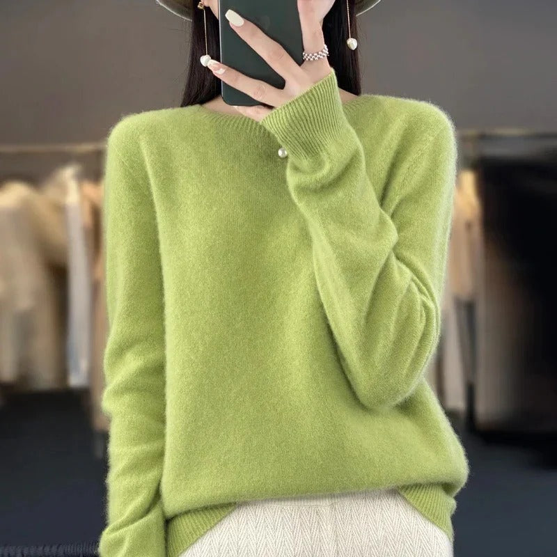 Merino Wool Sweater for Autumn and Winter