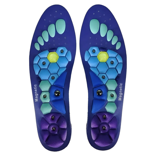 Magnetic Comfort Insoles with Cushioning and Arch Support