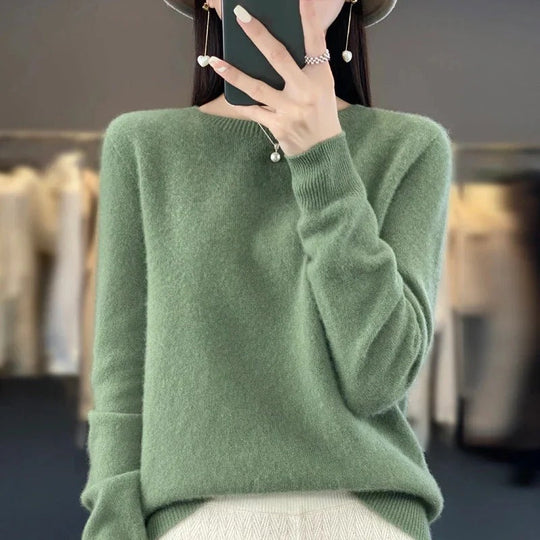 Merino Wool Sweater for Autumn and Winter