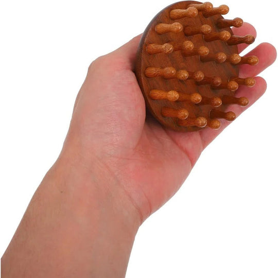 Sandalwood Wide Tooth Comb with Rounded Tips for Hair Detangling Care