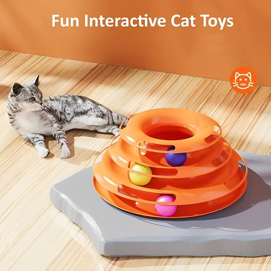Interactive Cat Toy Set for Active Play