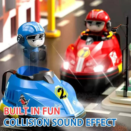 Remote Control Bumper Car Set with Eject Feature, 2 Pack for Kids