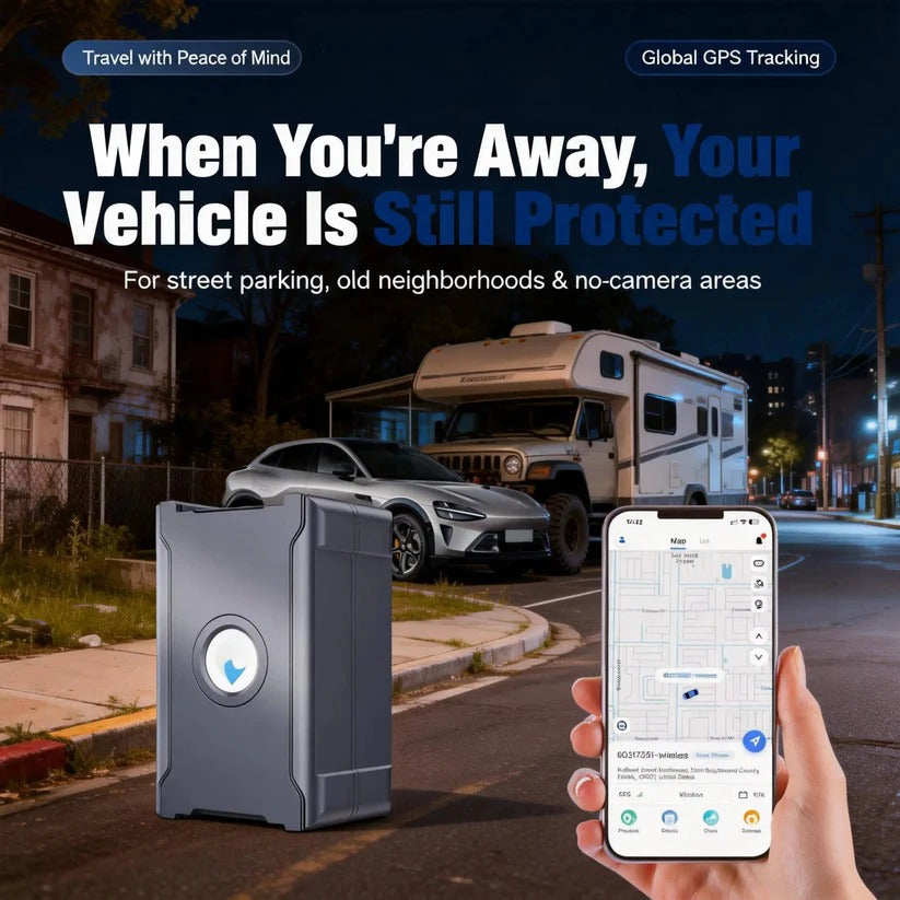 Wireless GPS Vehicle Tracker with IoT SIM, Geo Fence and Alerts