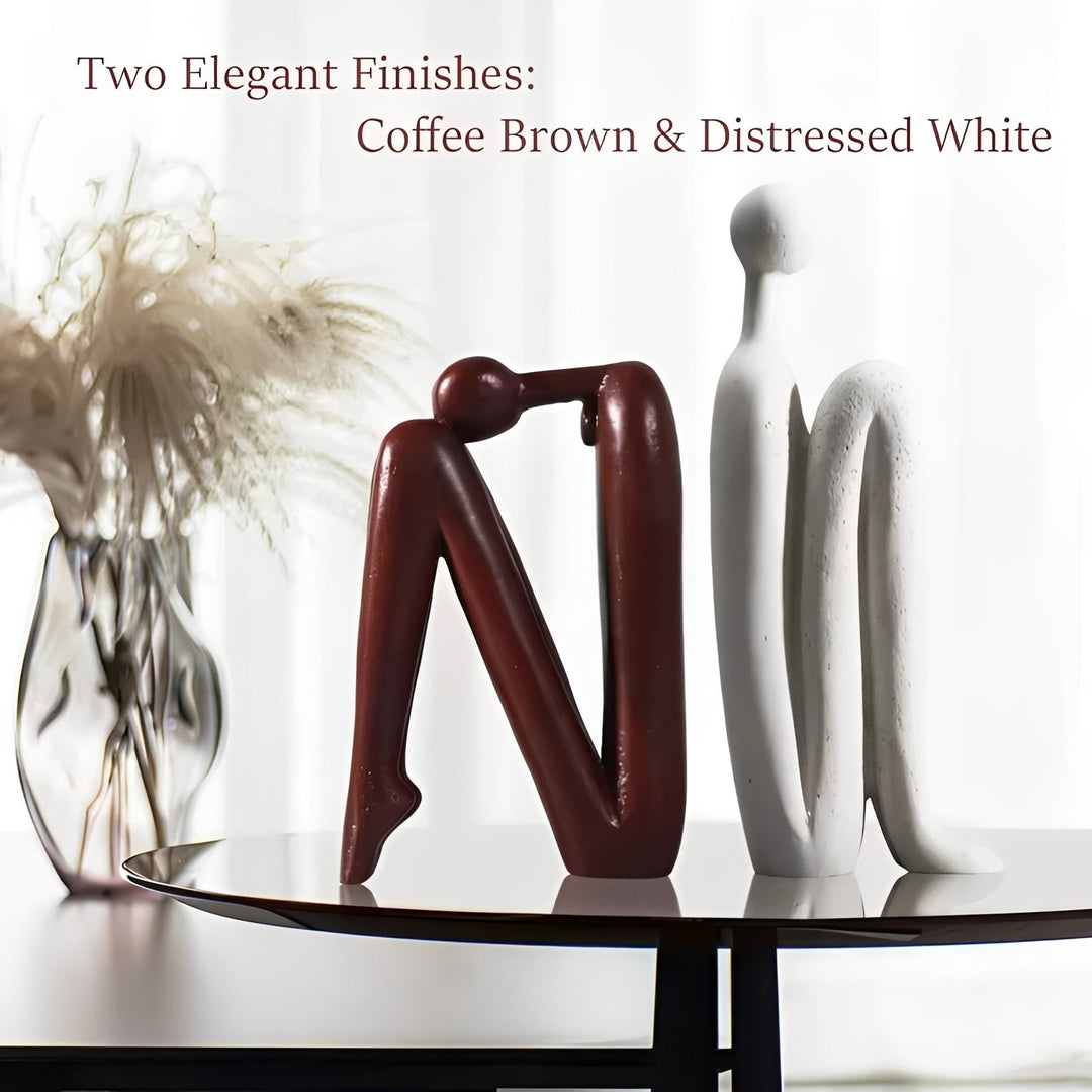 Polyresin Decorative Bookends for Home and Office, Set of 2