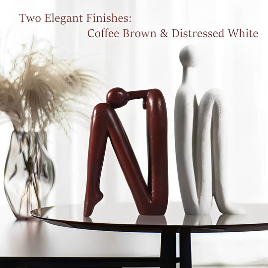 Polyresin Decorative Bookends for Home and Office, Set of 2