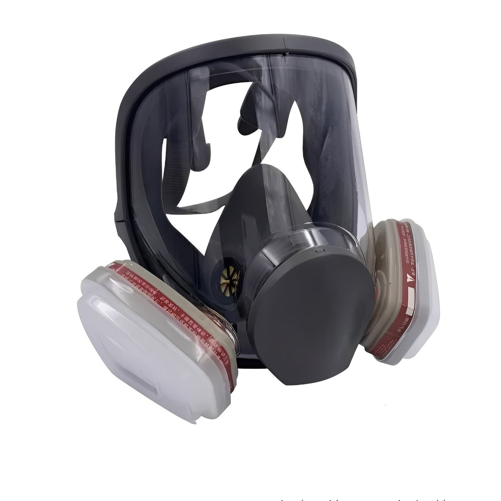 Full Face Respirator Mask with Anti-Fog Lens and Silicone Seal