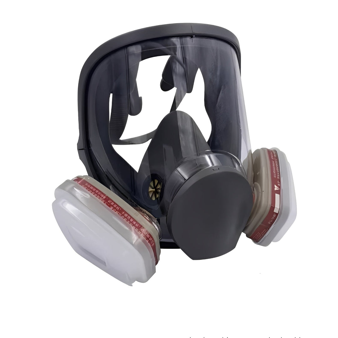 Full Face Respirator Mask with Anti-Fog Lens and Silicone Seal