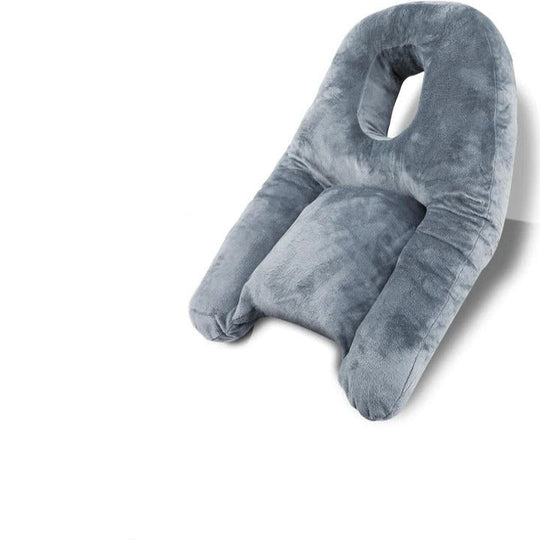 Face Down Recovery Pillow with Face Cavity Opening