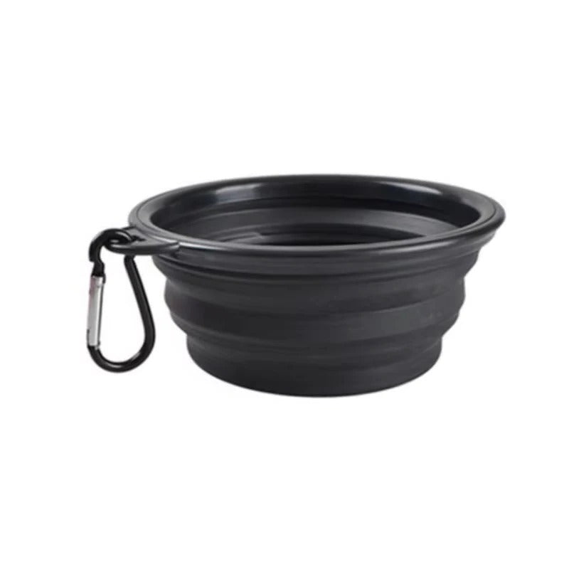 Portable Collapsible Silicone Pet Bowl for Dogs and Cats