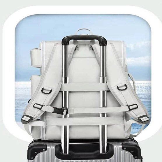 Travel Backpack with Laptop Pocket and Multi-Compartment Design