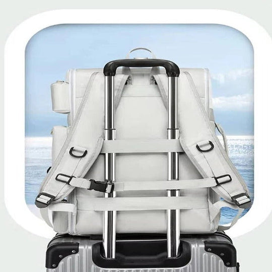 Travel Backpack with Laptop Pocket and Multi-Compartment Design