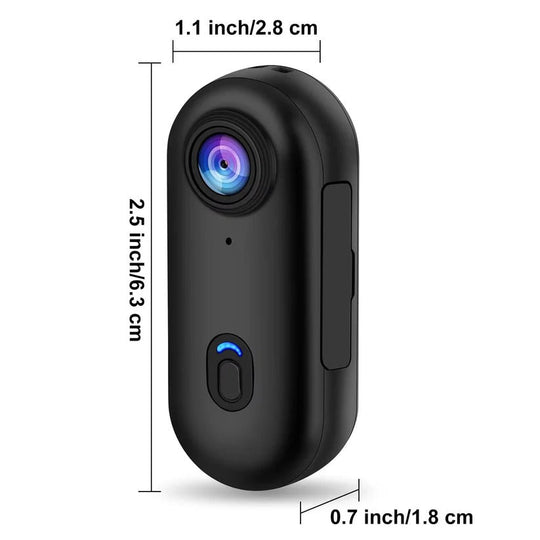 Magnetic 4K Action Camera for Cycling with 120 Degree Wide Lens