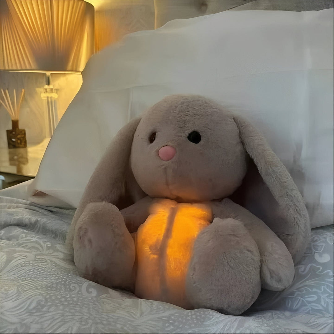 Stuffed Animal Bunny with Breathing Motion Feature