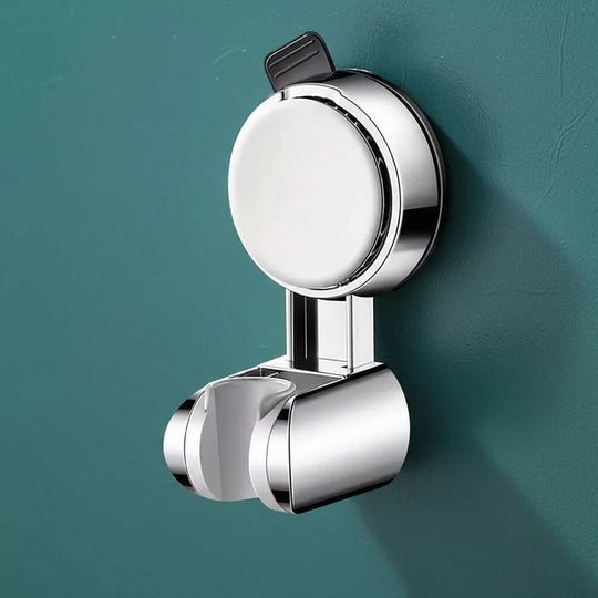 No Drill Adhesive Shower Head Holder, Adjustable 360 Degree Wall Mount Bracket