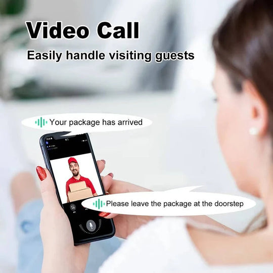 1080P HD Wi-Fi Video Doorbell with Two-Way Audio and Cloud Storage
