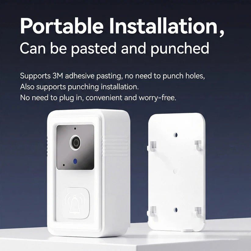 1080P HD Wi-Fi Video Doorbell with Two-Way Audio and Cloud Storage