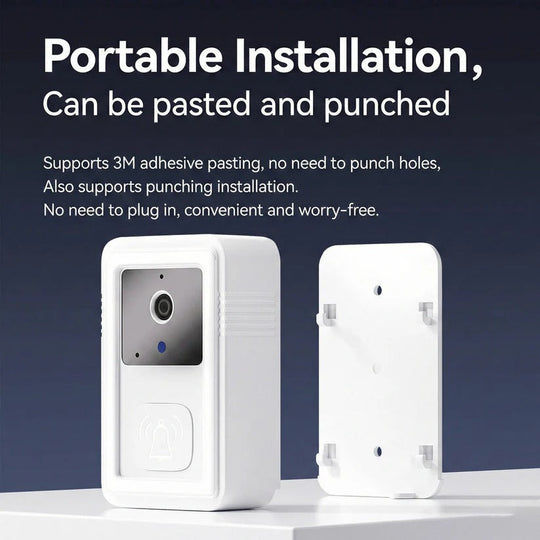 1080P HD Wi-Fi Video Doorbell with Two-Way Audio and Cloud Storage