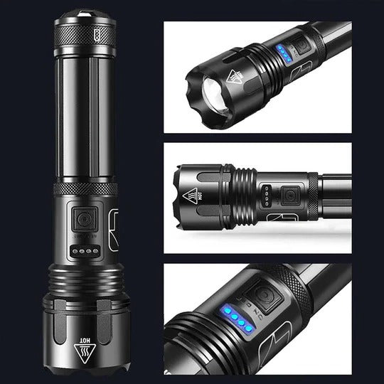 Outdoor Water-Resistant LED Torch with Bright Illumination
