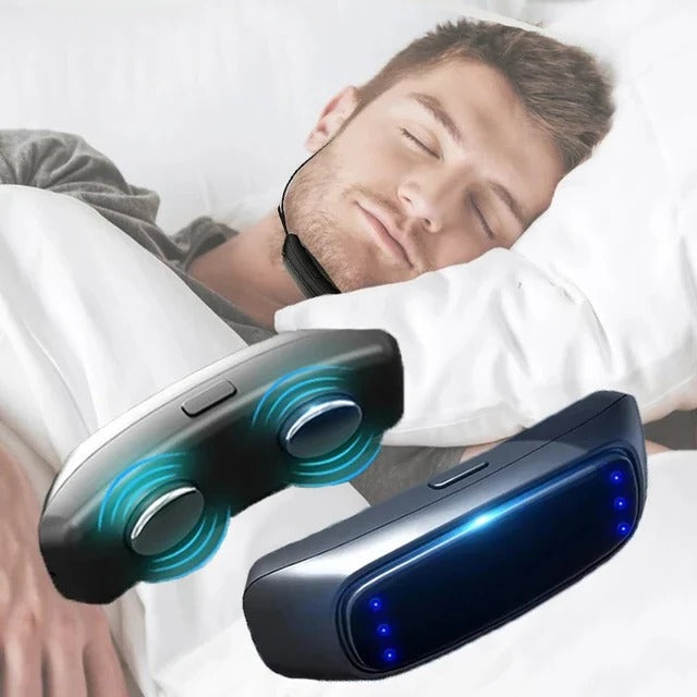 Rechargeable Snore Reduction Chin Strap with Adjustable Gentle Pulse Technology