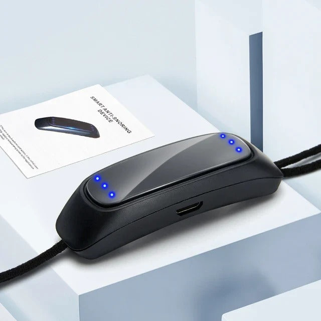 Rechargeable Snore Reduction Chin Strap with Adjustable Gentle Pulse Technology