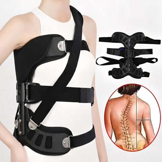 Adjustable Spinal Support Brace with Height Control and Posture Support