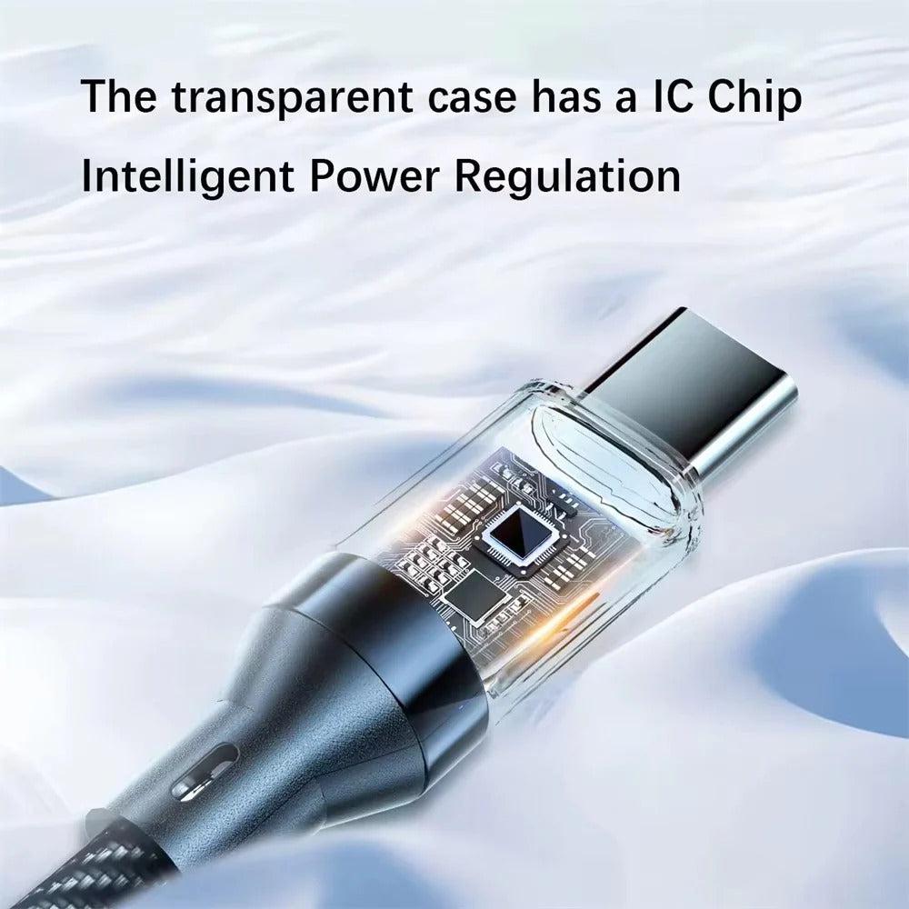 Type C Fast Charging Cable with LED Power Display