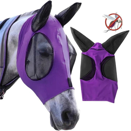 Protective Fly Mask for Horses with Mesh Design