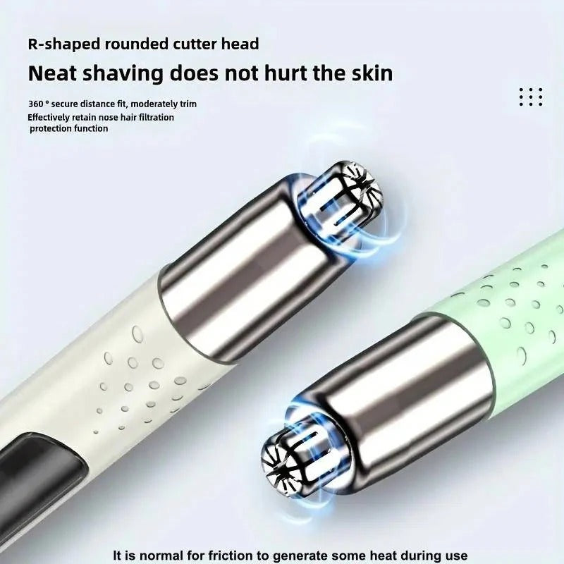 Unisex USB Rechargeable Nose and Ear Hair Trimmer