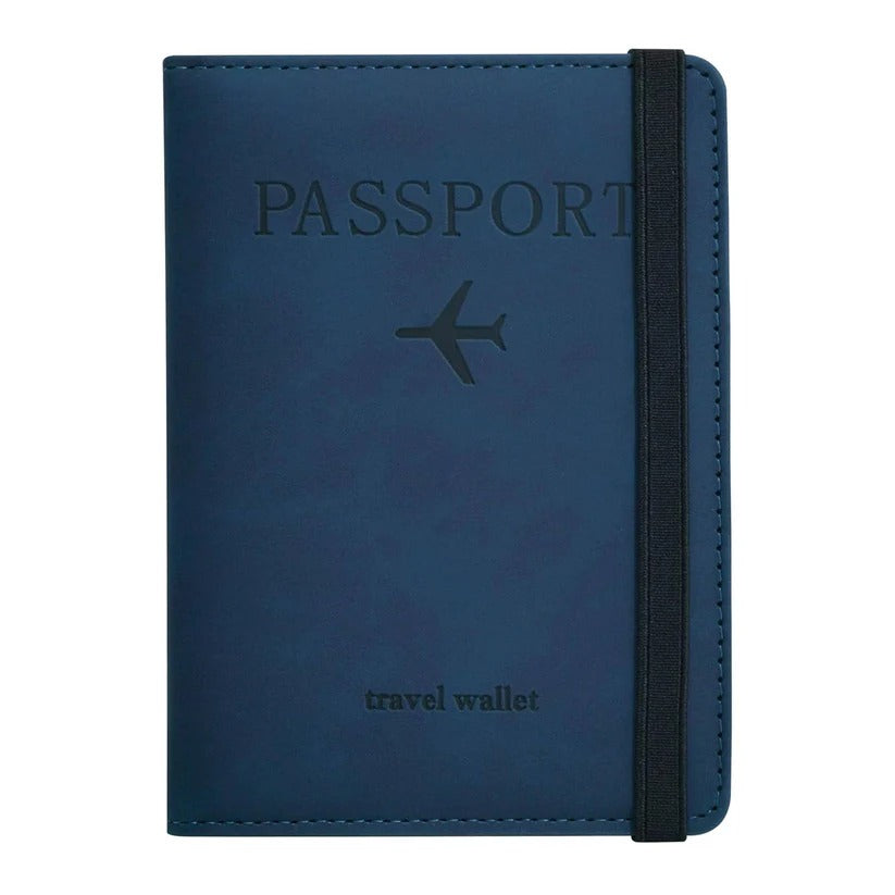 Unisex Slim Travel Passport Wallet with Card Slots