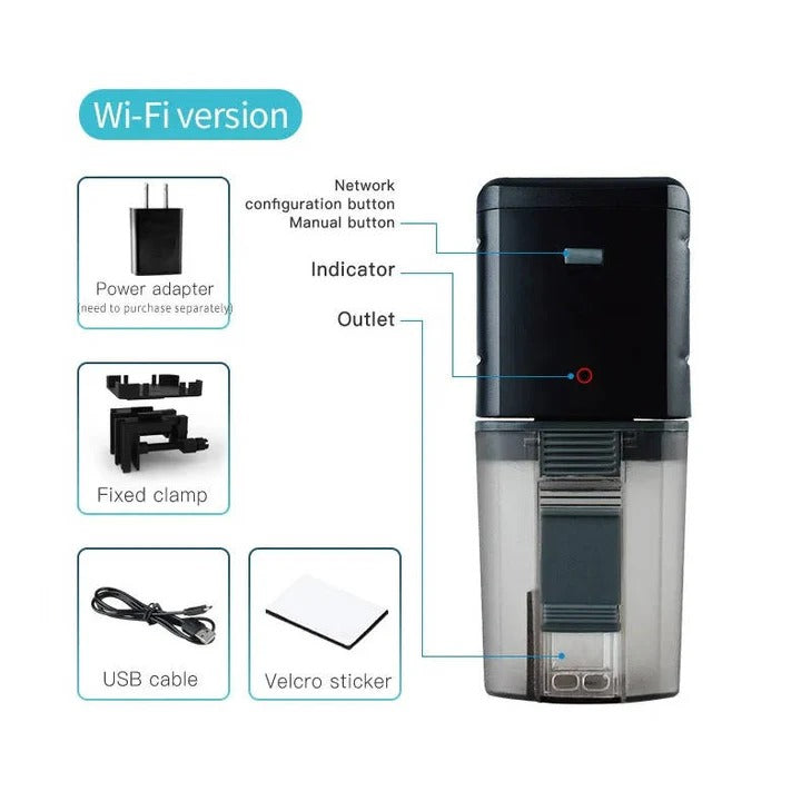 Automatic Fish Feeder with Remote Scheduling