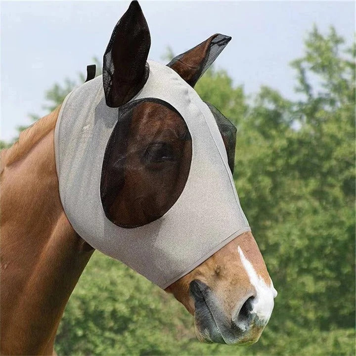 Protective Fly Mask for Horses with Mesh Design