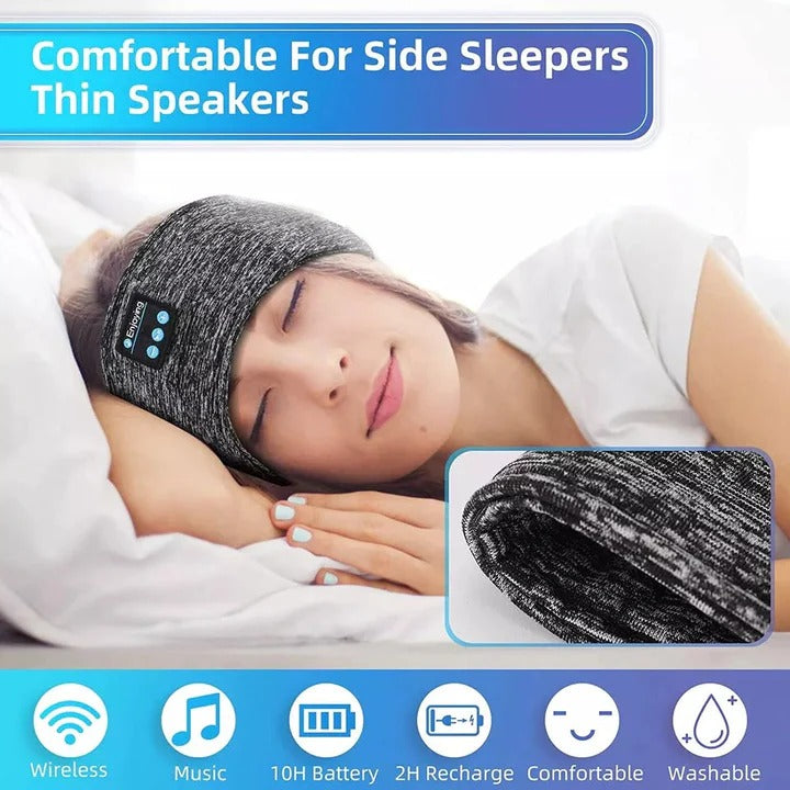 Wireless Sleep Headband and Sports Headphones for Workouts