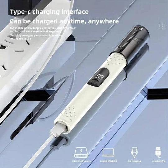 Unisex USB Rechargeable Nose and Ear Hair Trimmer