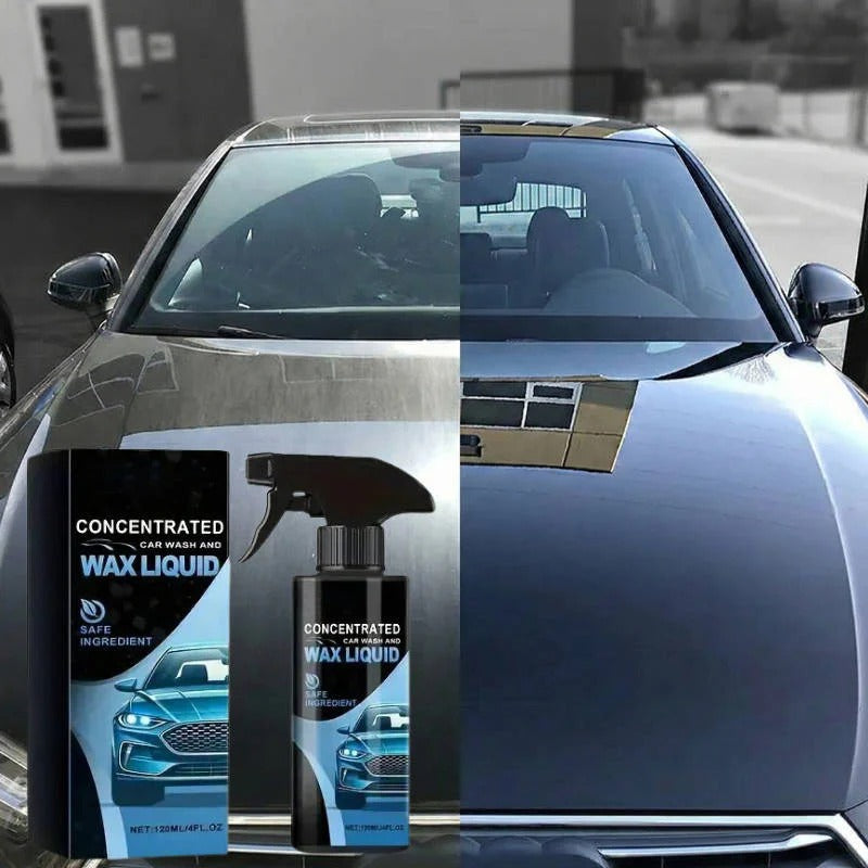 Ceramic Car Paint Protection Spray with Gloss Finish, Microfiber Towel and Sponge