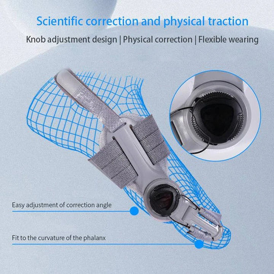 Adjustable Toe Spacer for Foot Alignment Support